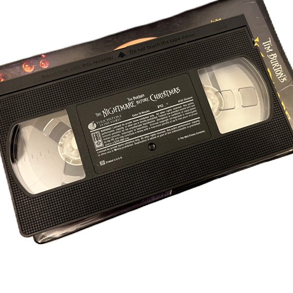 Tim Burton’s The Nightmare Before Christmas VHS vintage - Picture 7 of 10